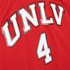 Larry Johnson #4 UNLV Rebels 1989-90 Mitchell & Ness Swingman NCAA Jersey Red - Taass for sale