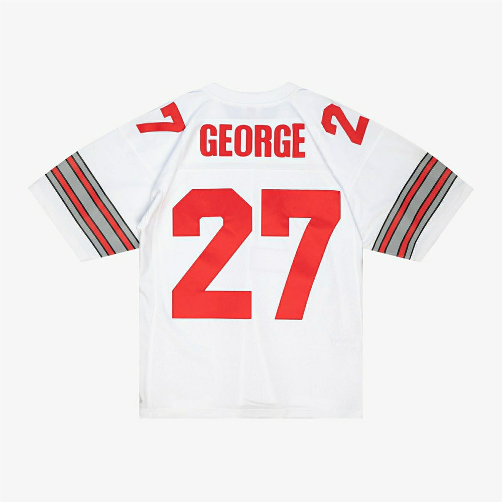 Eddie George #27 Ohio State Buckeyes 1995 Legacy NCAA Jersey White - Taass Online