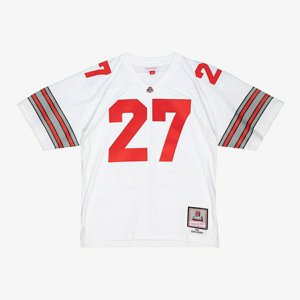 Eddie George #27 Ohio State Buckeyes 1995 Legacy NCAA Jersey White - Taass Online