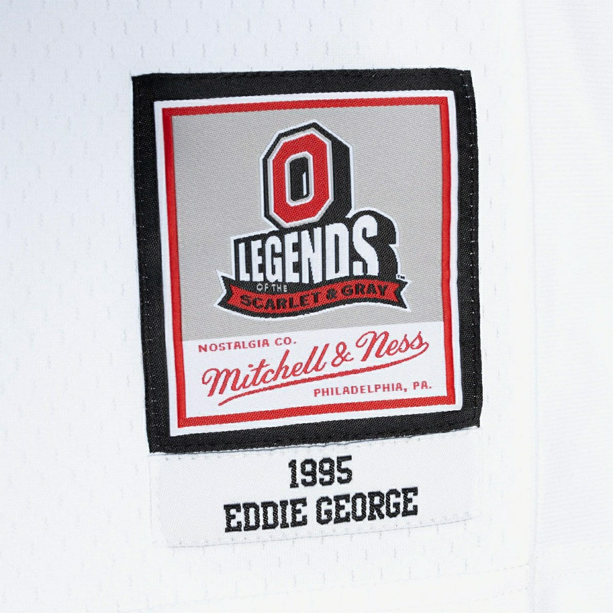 Eddie George #27 Ohio State Buckeyes 1995 Legacy NCAA Jersey White - Taass Online