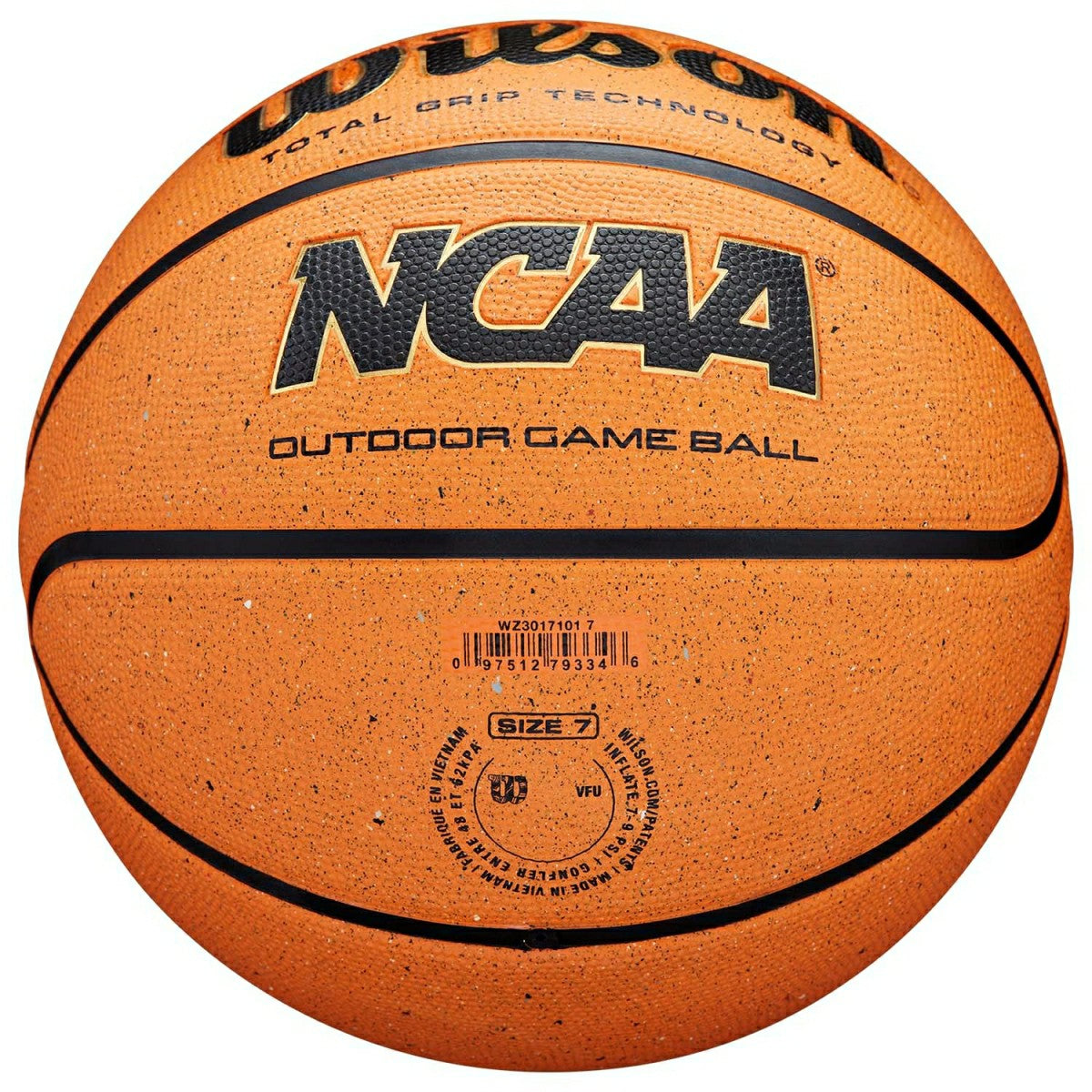 Wilson NCAA Outdoor Game Basketball (Size 7) - Taass US
