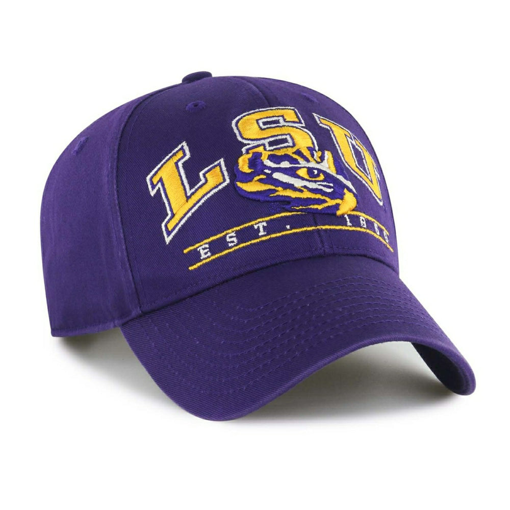 LSU Tigers Fletcher '47 MVP Adjustable NCAA Cap Purple - Taass sale