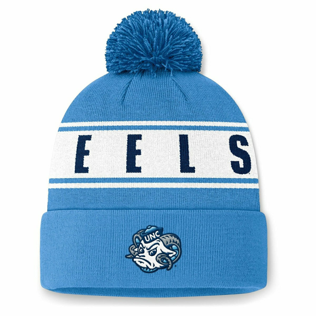 North Carolina Tar Heels Wraparound NCAA Knit Hat Blue - Taass on sale