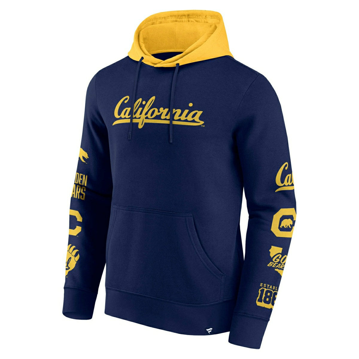 California Golden Bears Colorblock Badge NCAA Hoodie - Taass outlet