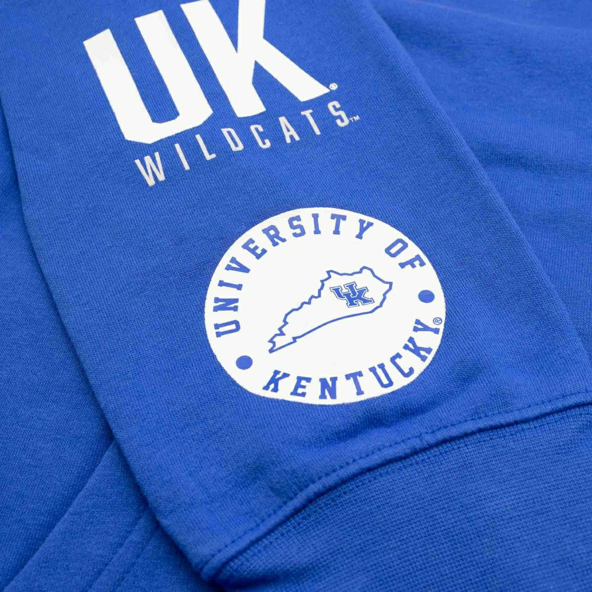 Kentucky Wildcats Colorblock Badge NCAA Hoodie - Taass discount