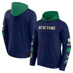 Notre Dame Fighting Irish Colorblock Badge NCAA Hoodie - Taass for sale