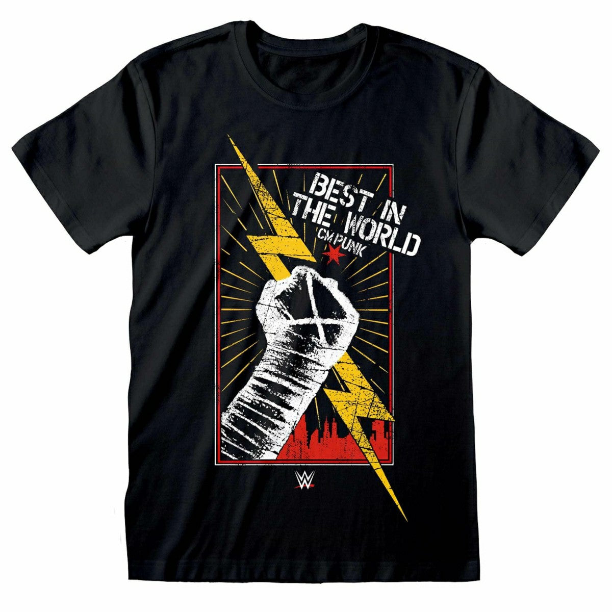 CM Punk Best in the World WWE T-Shirt Black - Taass discount