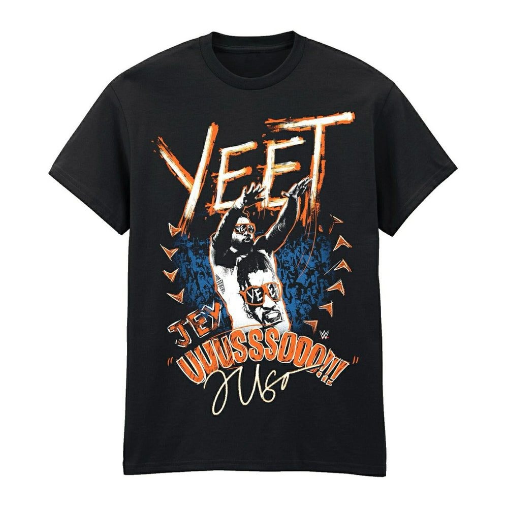 Jey Uso Yeet WWE T-Shirt Black - Taass for sale