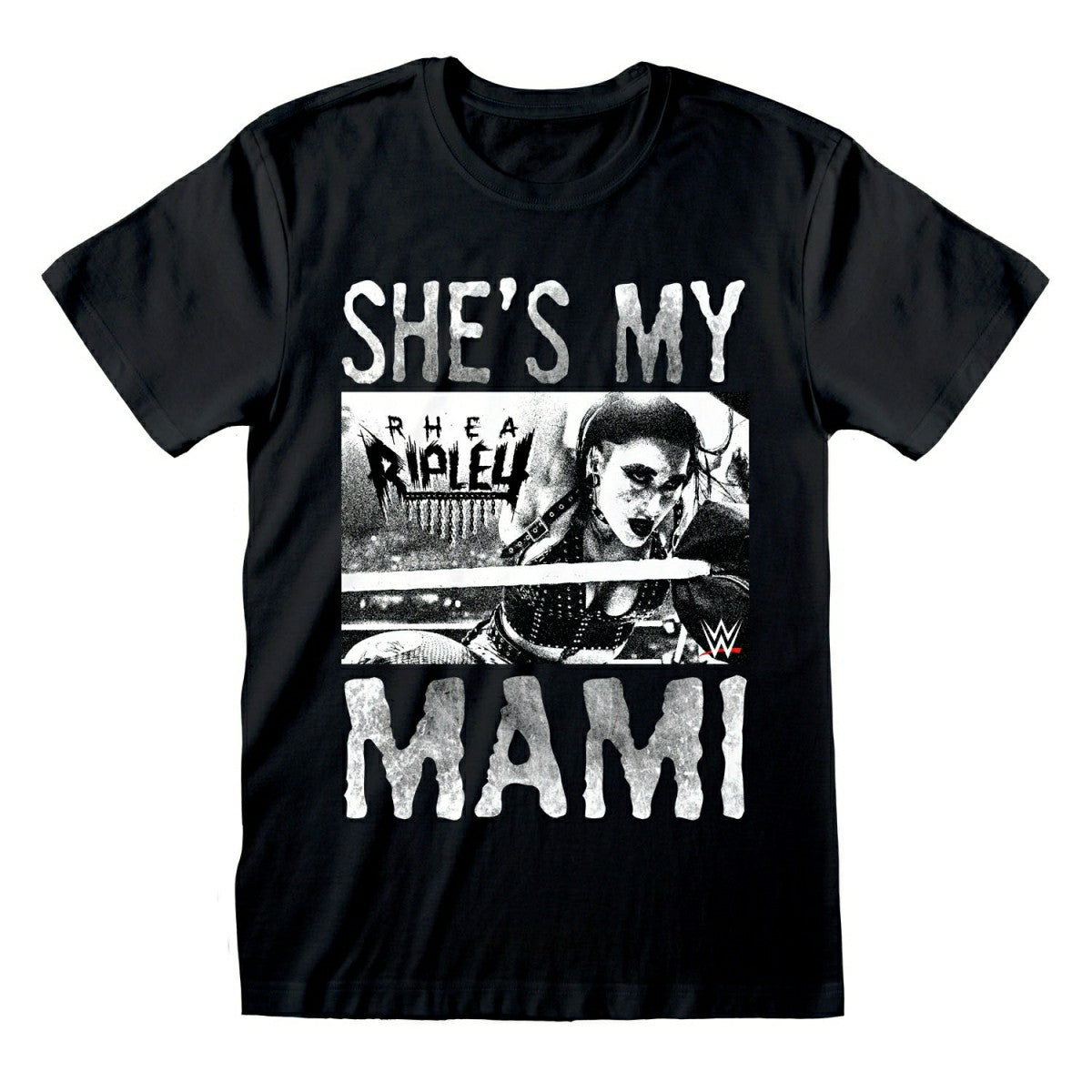 Rhea Ripley She's My Mami WWE T-Shirt Black - Taass on sale