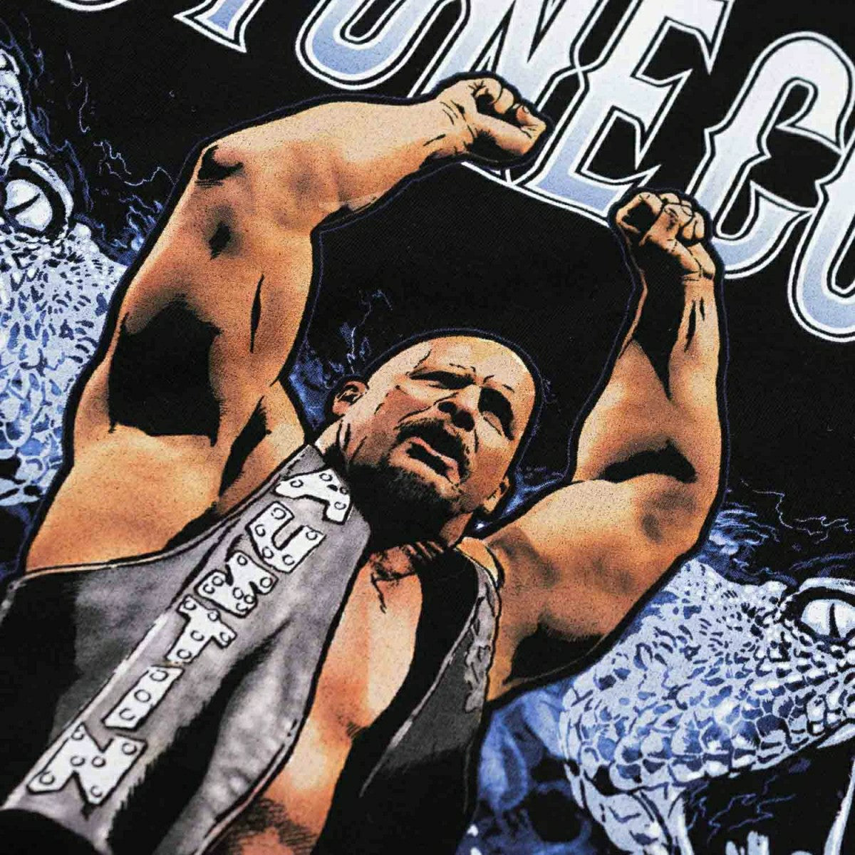 Stone Cold Steve Austin Rattlesnake WWE Legend T-Shirt Black - Taass on sale