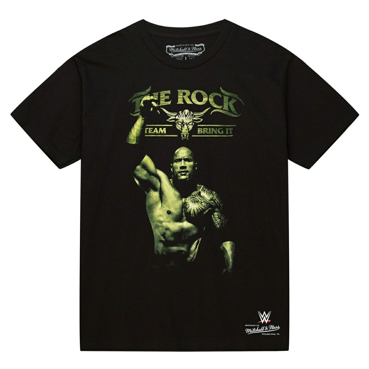 The Rock Team Bring it WWE Legend T-Shirt Black - Taass sale