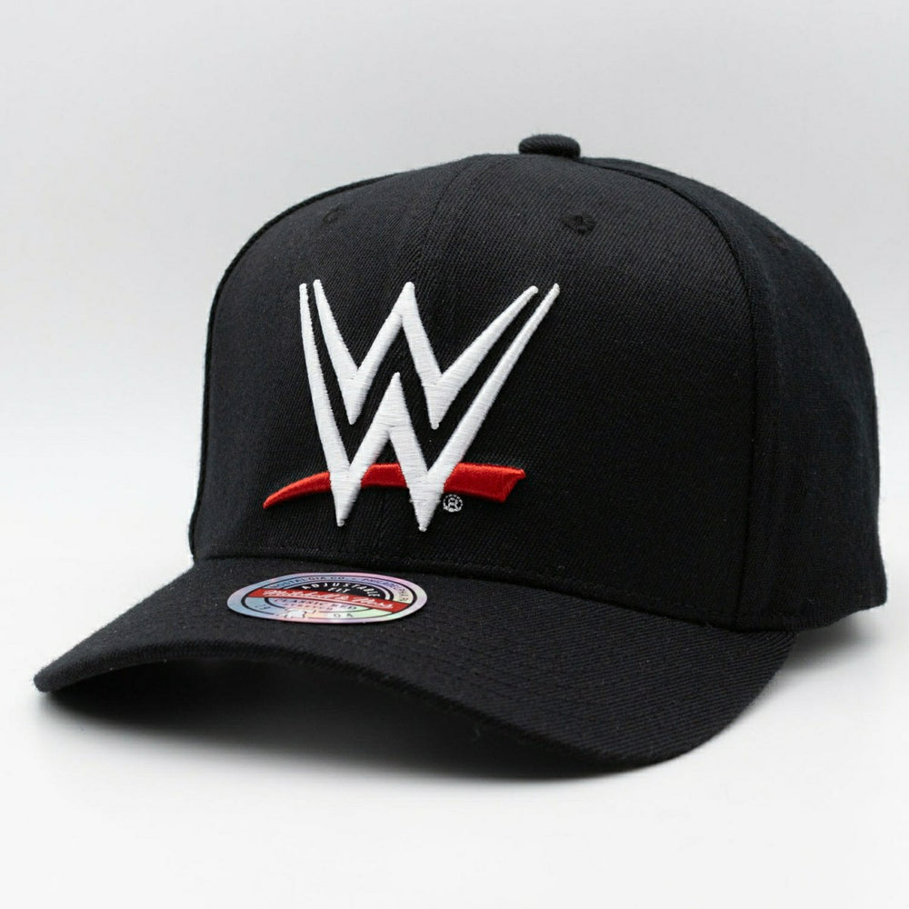 Throwback WWE Mitchell & Ness Classic Red Snapback Cap Black - Taass outlet