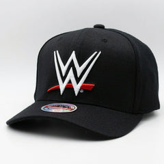 Throwback WWE Mitchell & Ness Classic Red Snapback Cap Black - Taass outlet