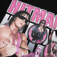 Bret Hitman Hart Forever Mitchell & Ness WWE Legend T-Shirt Black - Taass sale