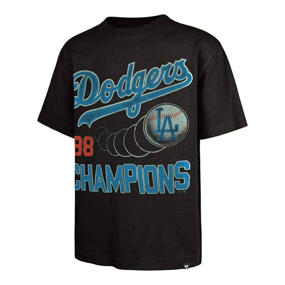 Los Angeles Dodgers Sigma '47 Foundation MLB T-Shirt Carbonite - Taass outlet