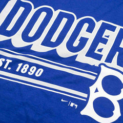 Brooklyn Dodgers MLB Cooperstown Nike Cotton T-Shirt Blue - Taass sale