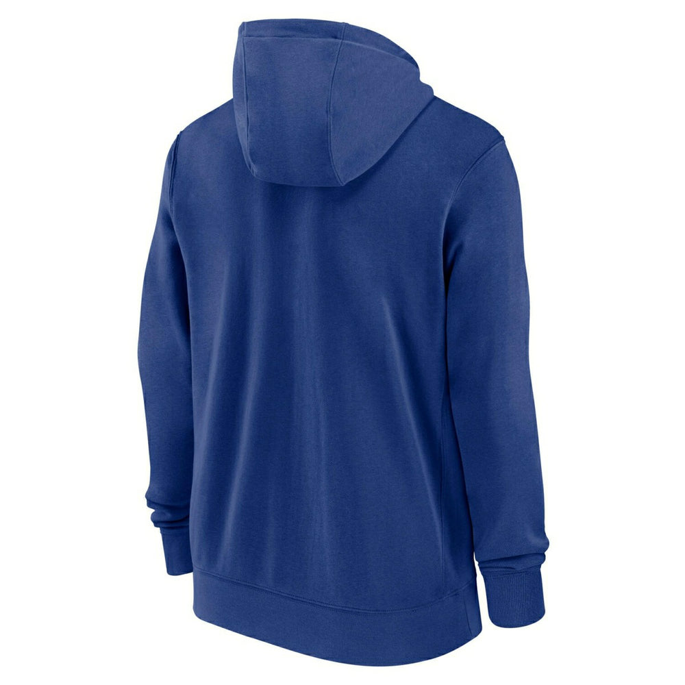 Los Angeles Dodgers Knockout Script MLB Full-Zip Hoodie Blue - Taass Online