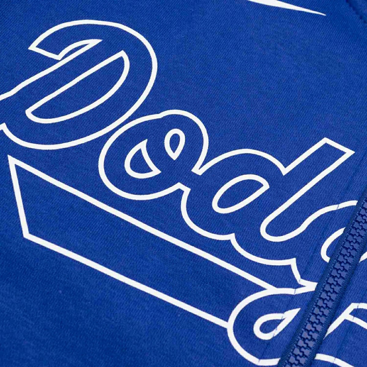 Los Angeles Dodgers Knockout Script MLB Full-Zip Hoodie Blue - Taass Online
