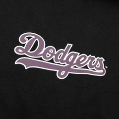 Los Angeles Dodgers Wordmark Backer '47 Burnside MLB Hoodie Black - Taass sale