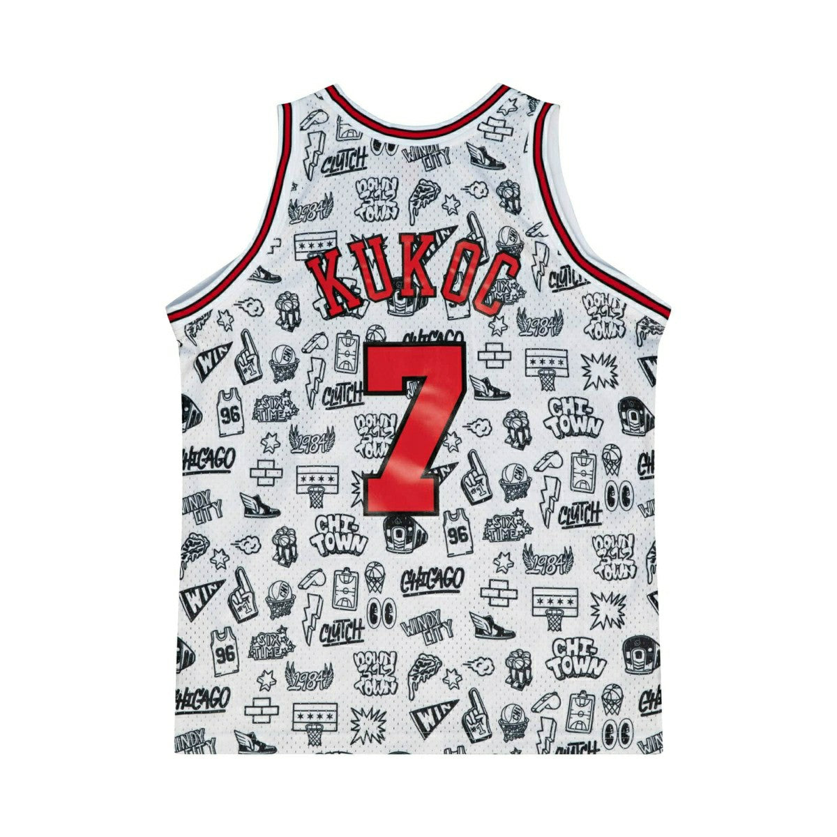 Toni Kukoč #7 Chicago Bulls Doodle Mitchell & Ness Swingman NBA Jersey - Taass US
