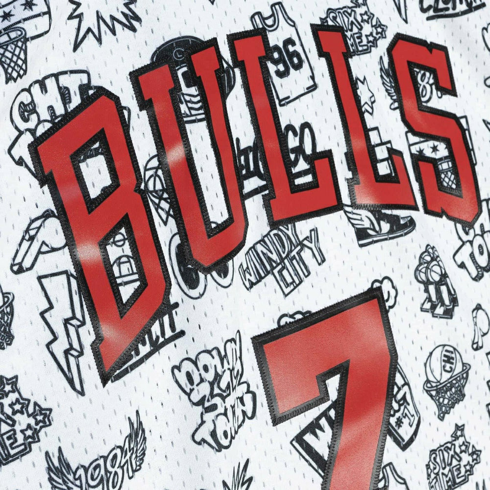 Toni Kukoč #7 Chicago Bulls Doodle Mitchell & Ness Swingman NBA Jersey - Taass US