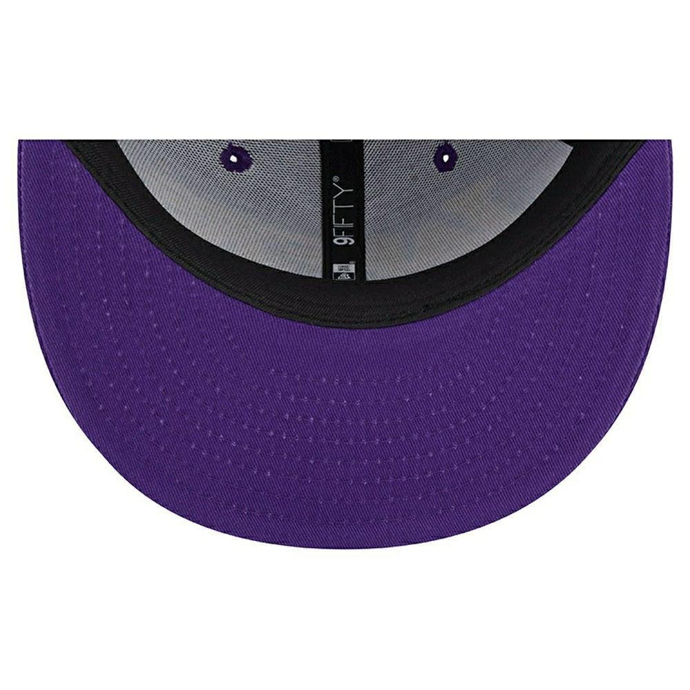 Los Angeles Lakers Side Patch New Era 9FIFTY Snapback NBA Cap Purple - Taass on sale