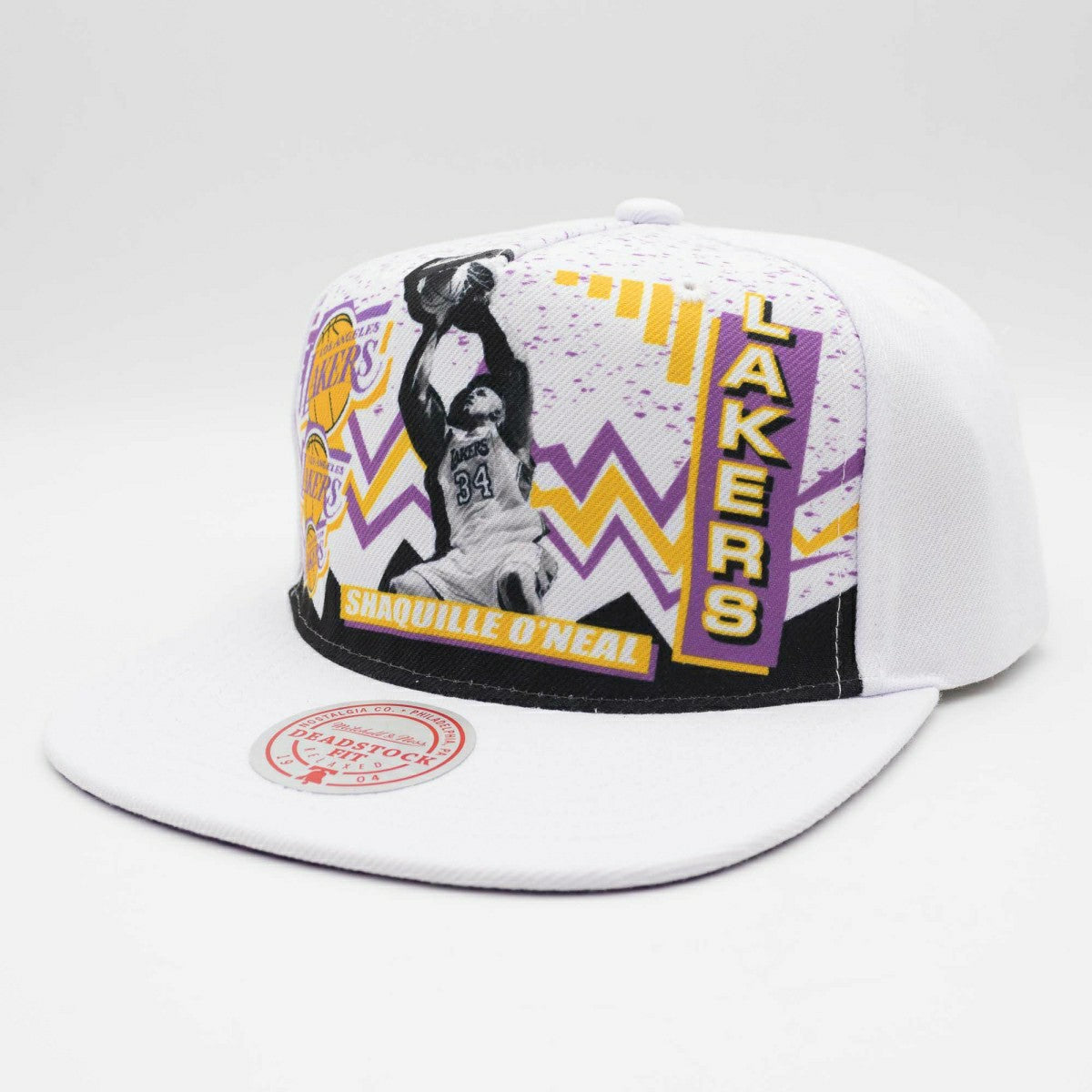 Los Angeles Lakers Shaq O'Neal 90s Playa Mitchell & Ness Deadstock Snapback Cap - Taass US