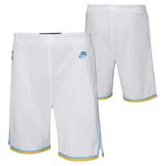 Los Angeles Lakers Hardwood Classics Nike Swingman NBA Shorts (YOUTH) - Taass for sale