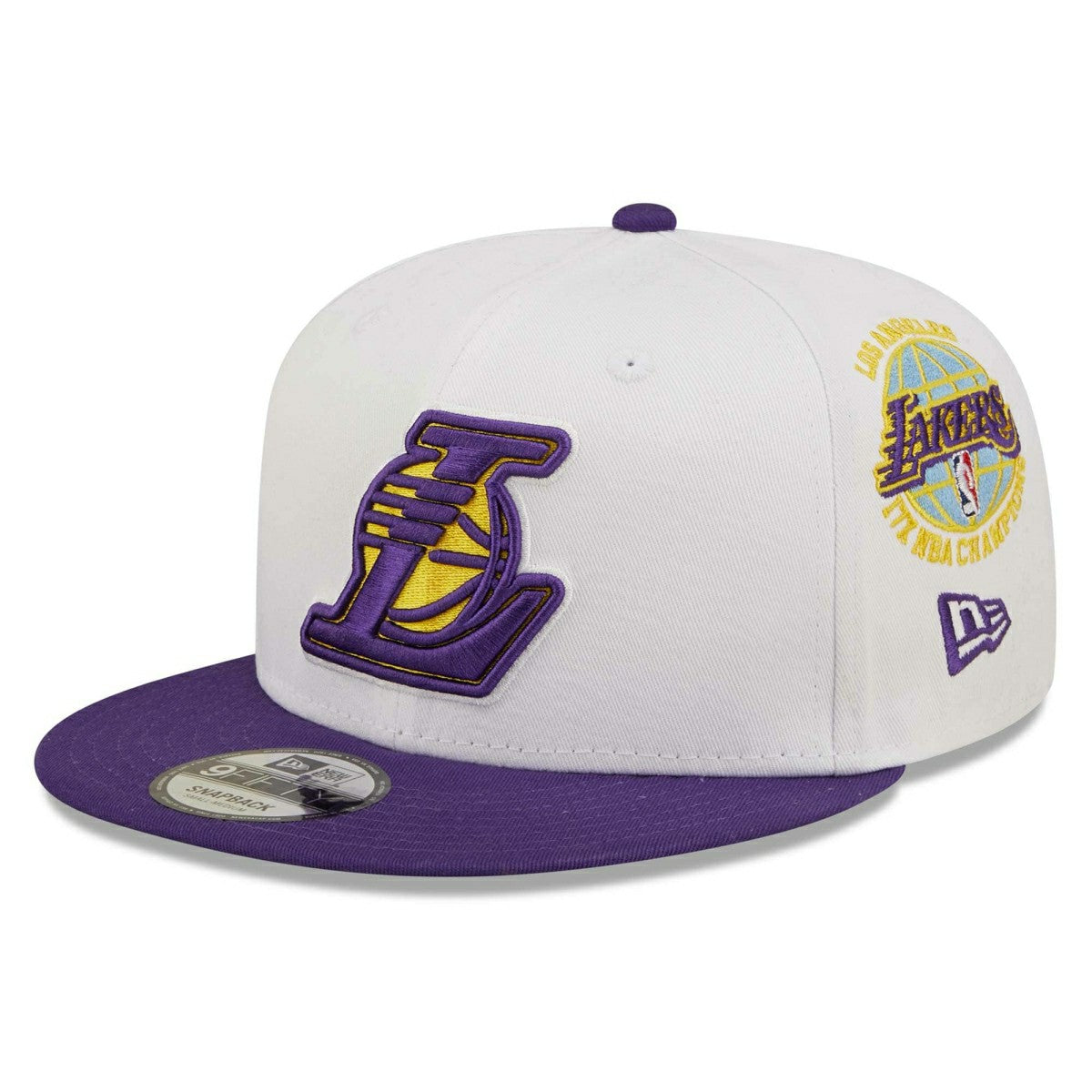 Los Angeles Lakers All Over Patch New Era 9FIFTY Snapback NBA Cap - Taass US