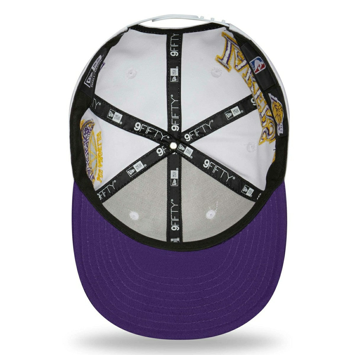 Los Angeles Lakers All Over Patch New Era 9FIFTY Snapback NBA Cap - Taass US