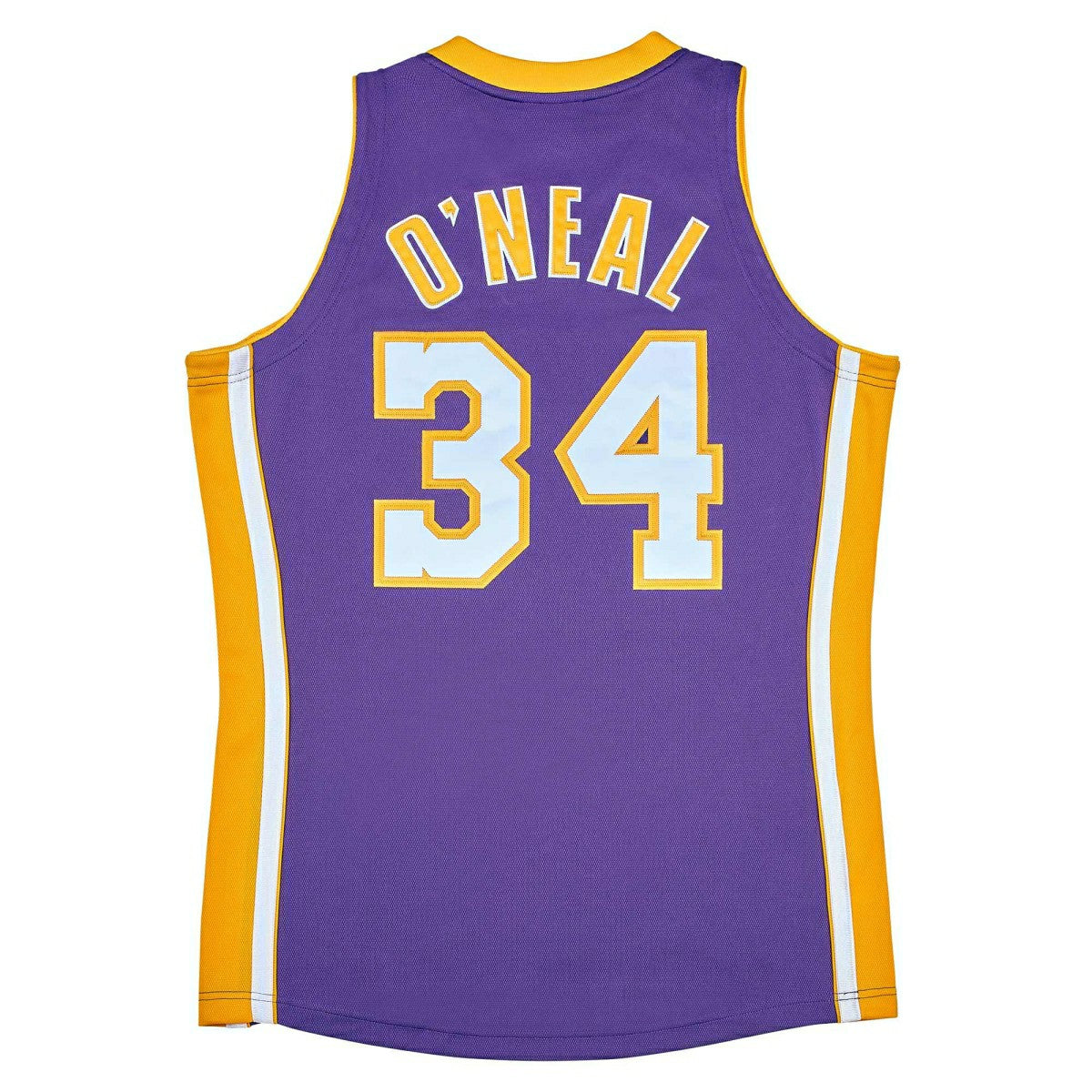 Shaquille O'Neal #34 Los Angeles Lakers 2001-02 Mitchell & Ness Authentic NBA Jersey Purple - Taass for sale