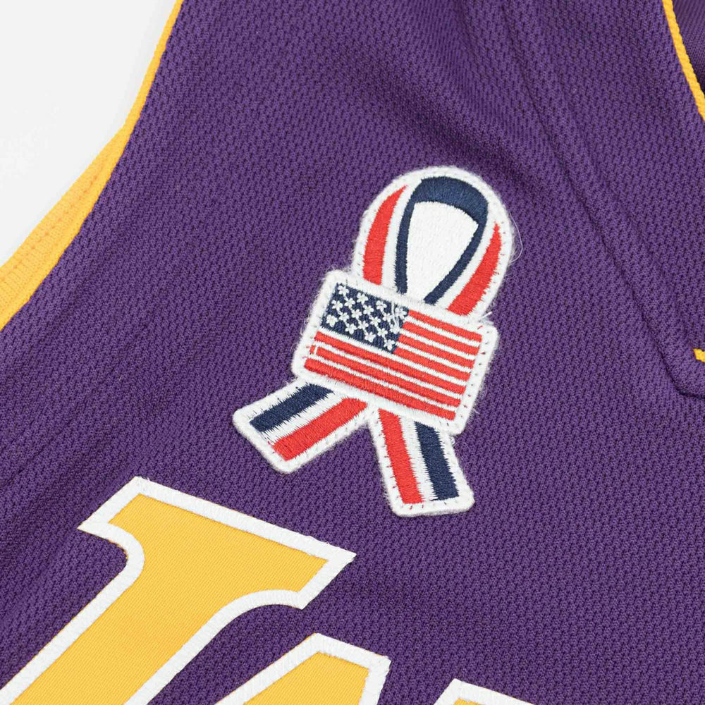 Shaquille O'Neal #34 Los Angeles Lakers 2001-02 Mitchell & Ness Authentic NBA Jersey Purple - Taass for sale