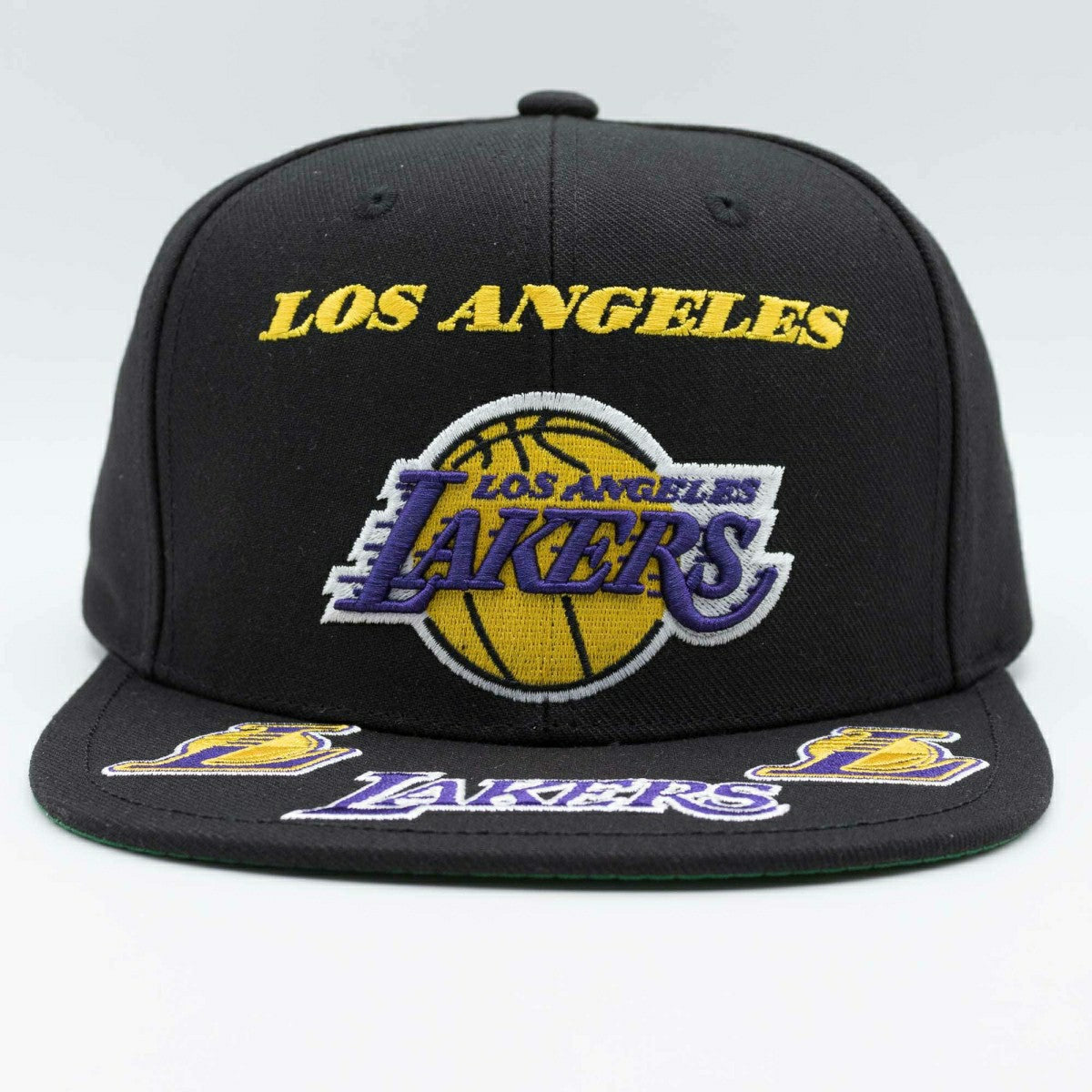 Los Angeles Lakers Front Loaded Mitchell & Ness Snapback NBA Cap Black - Taass outlet