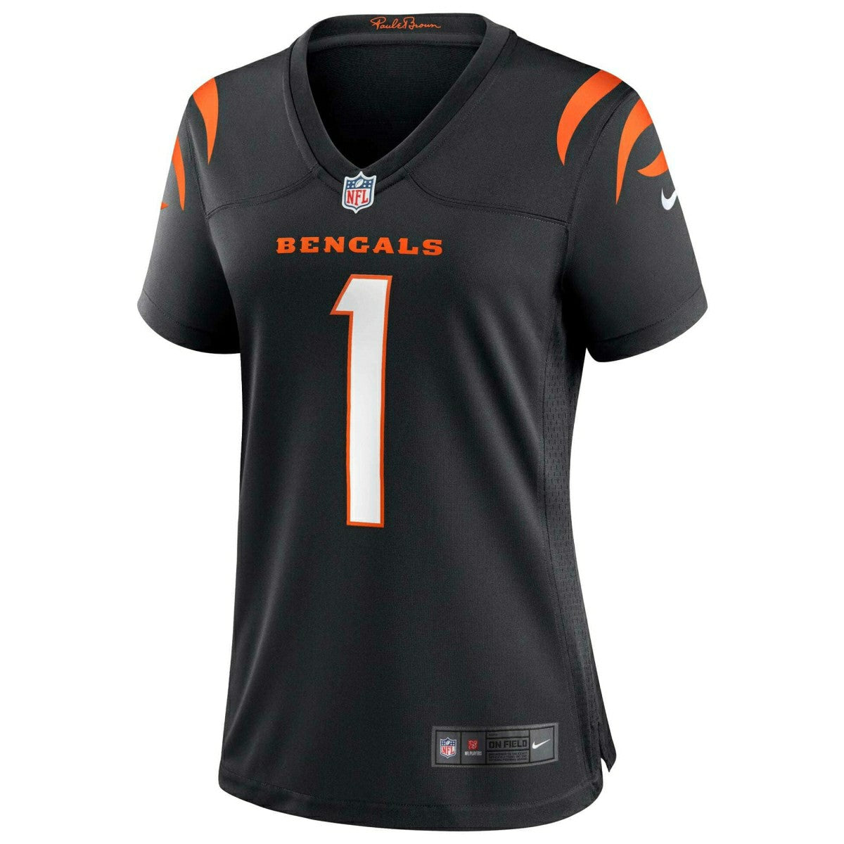 Ja'Marr Chase #1 Cincinnati Bengals Nike Game NFL Jersey Black (WOMEN'S) - Taass discount