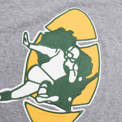 Green Bay Packers Mitchell & Ness Color Blocked NFL Throwback T-Shirt - Taass Online