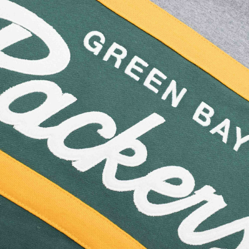 Green Bay Packers Head Coach Mitchell & Ness NFL Throwback Football Hoodie - Taass outlet