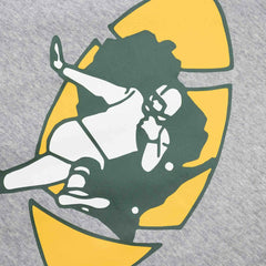 Green Bay Packers Rewind Throwback Fleece NFL Hoodie Grey - Taass US