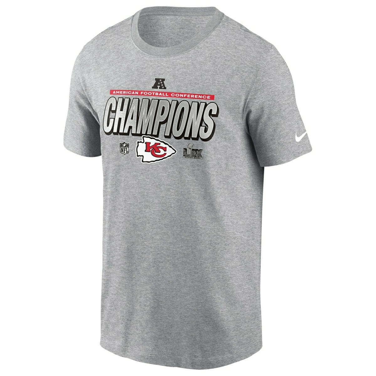 Kansas City Chiefs 2024-25 AFC Champions Locker Room Nike NFL T-Shirt - Taass discount