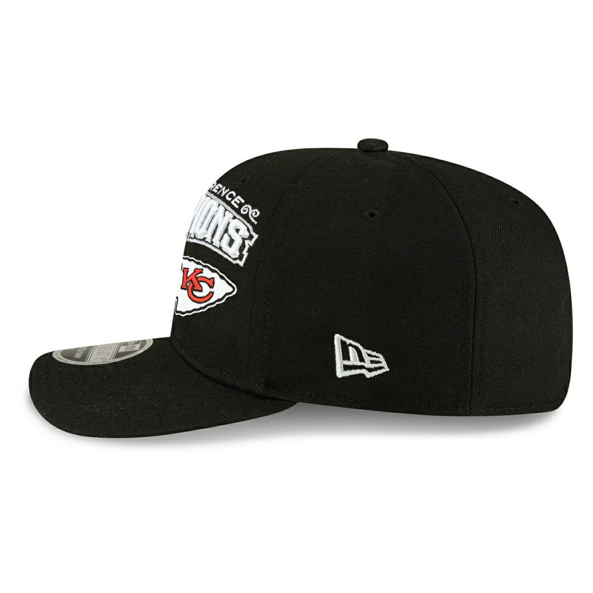 Kansas City Chiefs 2024-25 AFC Champions Locker Room New Era 9SEVENTY Cap - Taass US