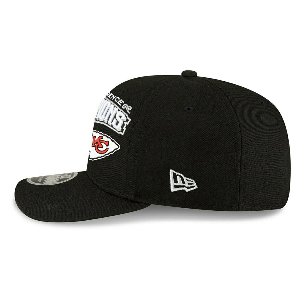 Kansas City Chiefs 2024-25 AFC Champions Locker Room New Era 9SEVENTY Cap - Taass US