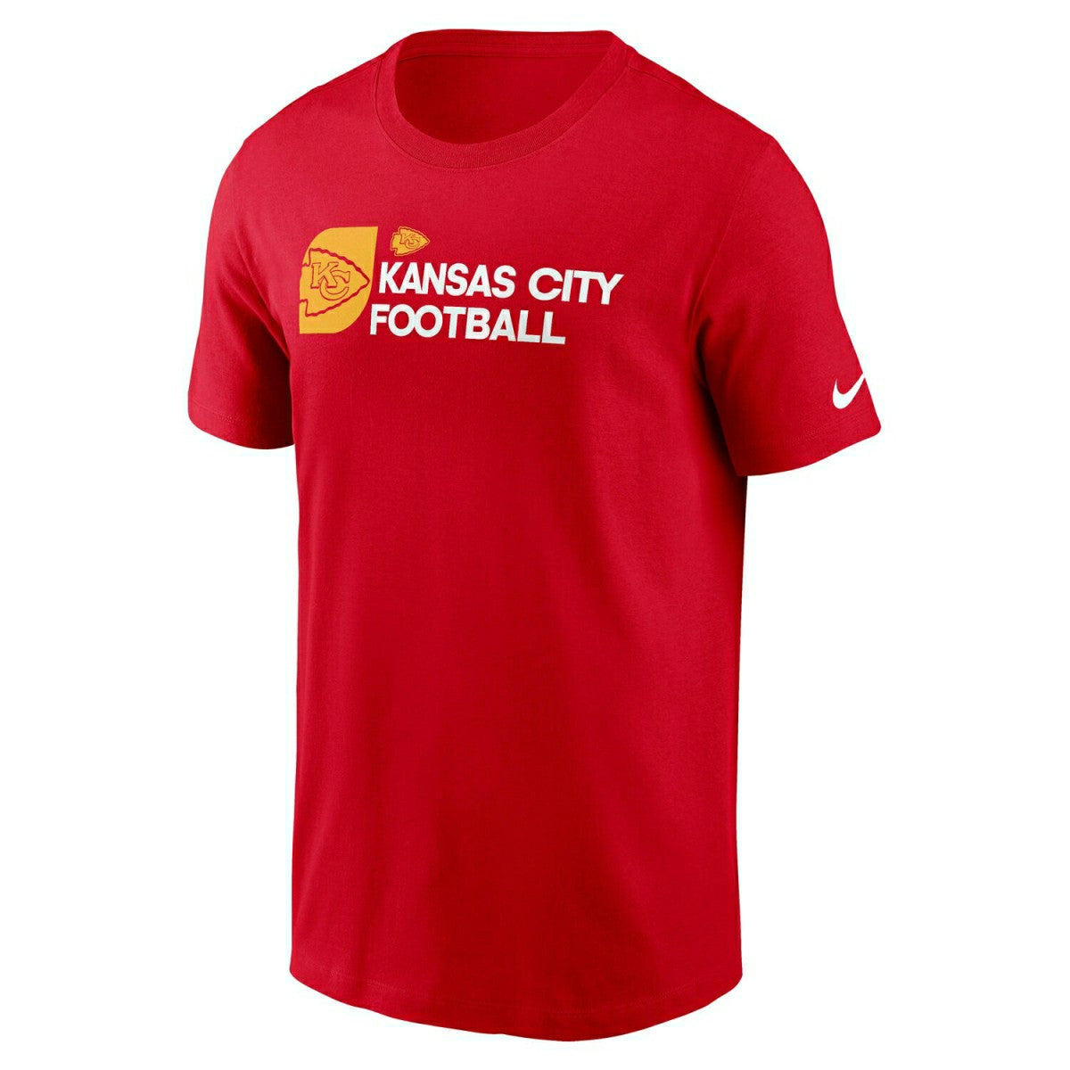 Kansas City Chiefs Team Slogan Nike Essential NFL T-Shirt Red - Taass sale