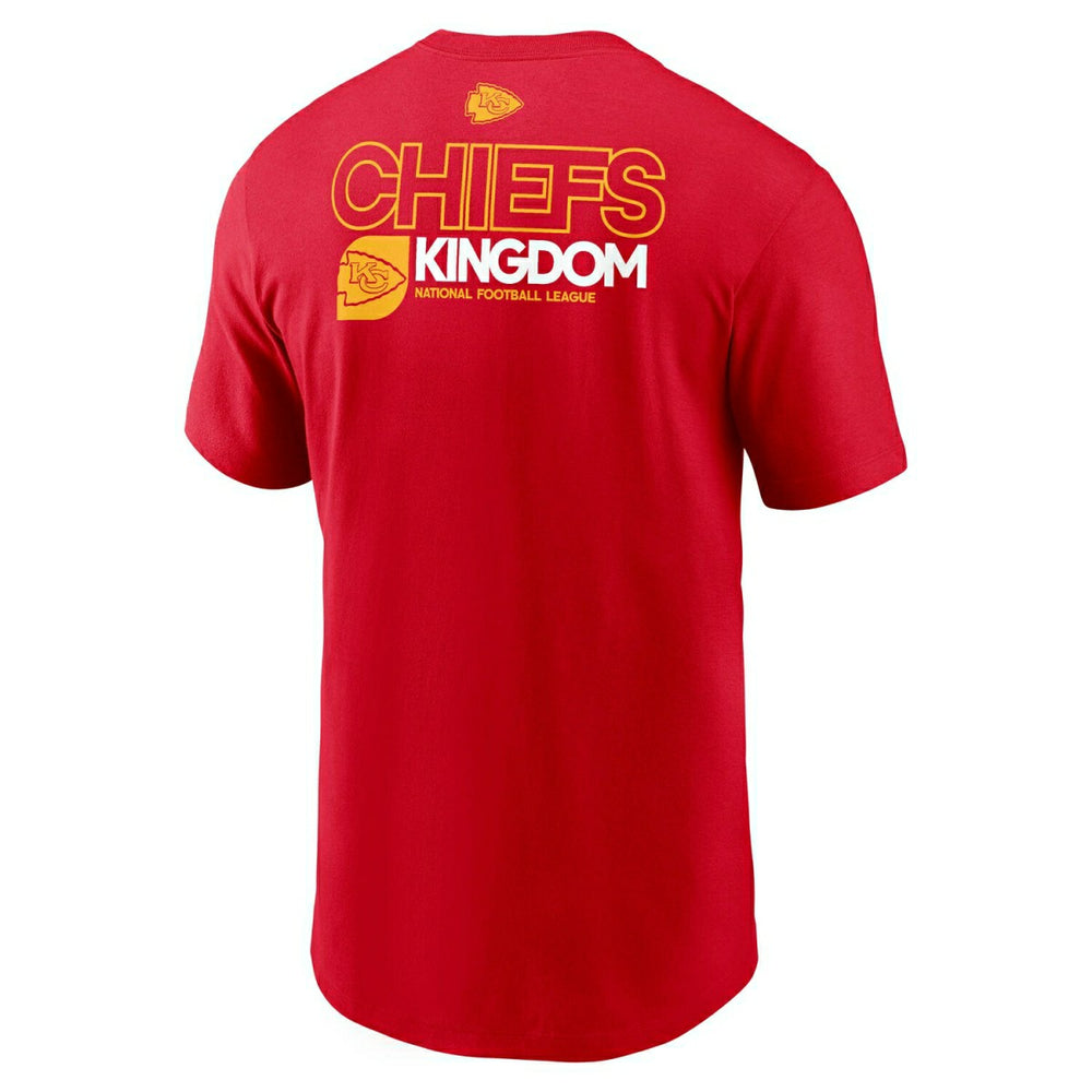 Kansas City Chiefs Team Slogan Nike Essential NFL T-Shirt Red - Taass sale