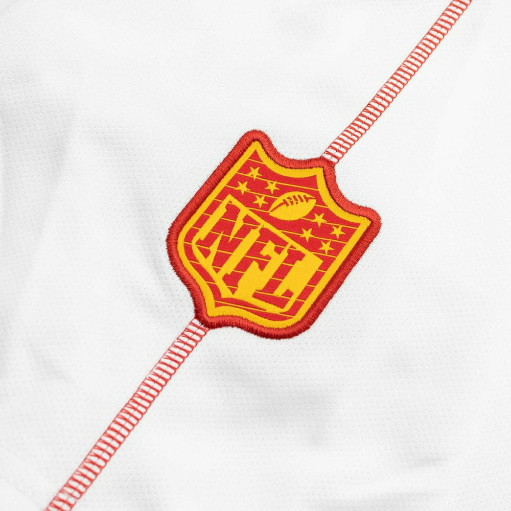 Kansas City Chiefs 2024 NFL Sideline Nike Dri-FIT Coach UV Top White - Taass US