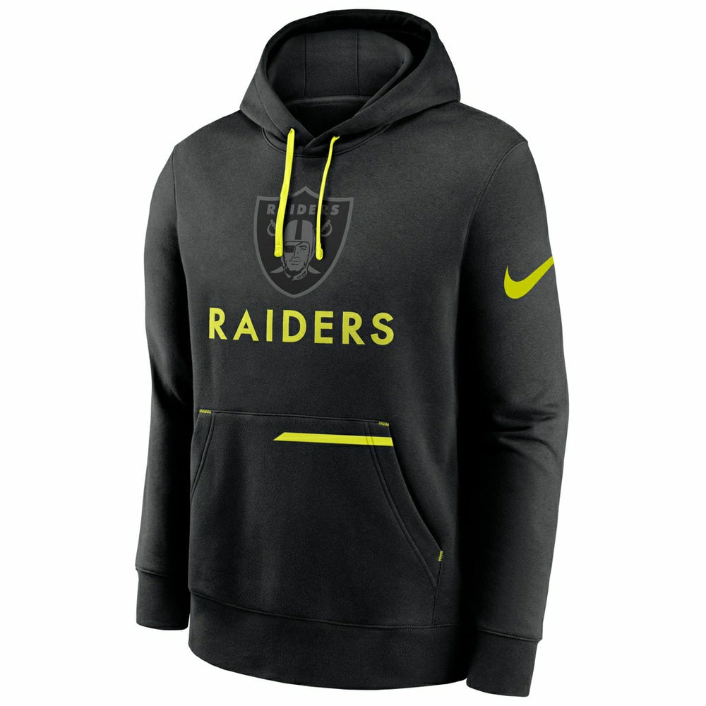 Las Vegas Raiders Nike VOLT NFL Hoodie Black - Taass Online