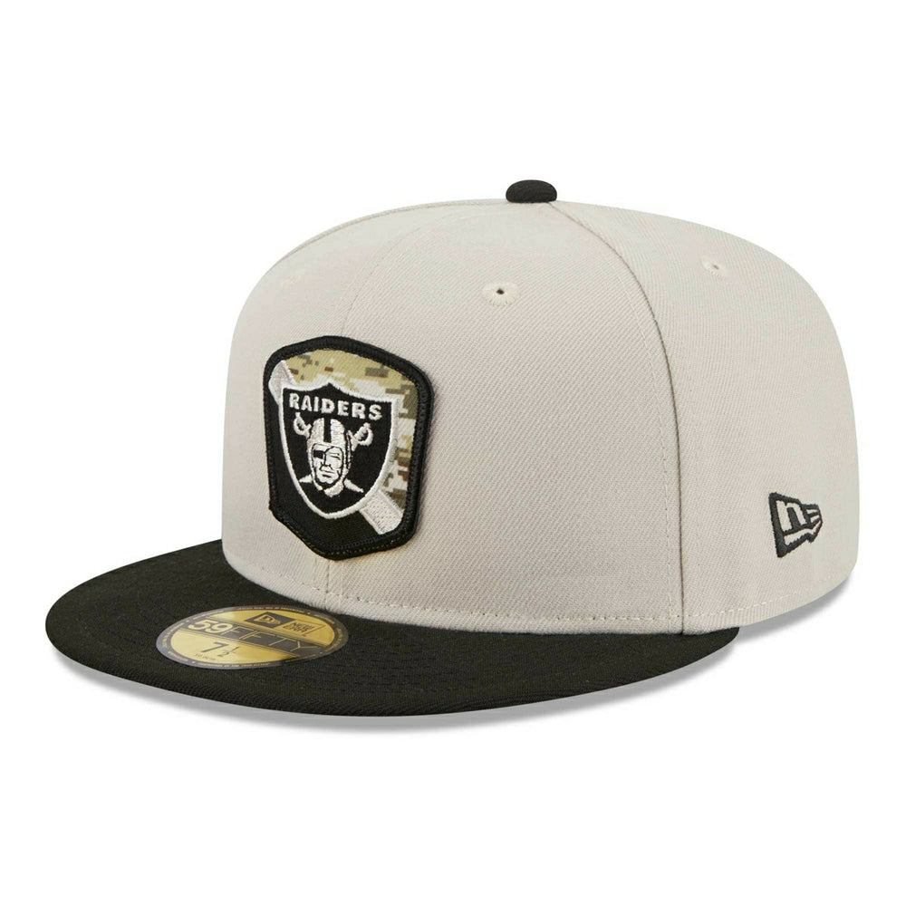 Las Vegas Raiders 2023 NFL Salute to Service New Era 59FIFTY Fitted Cap - Taass US