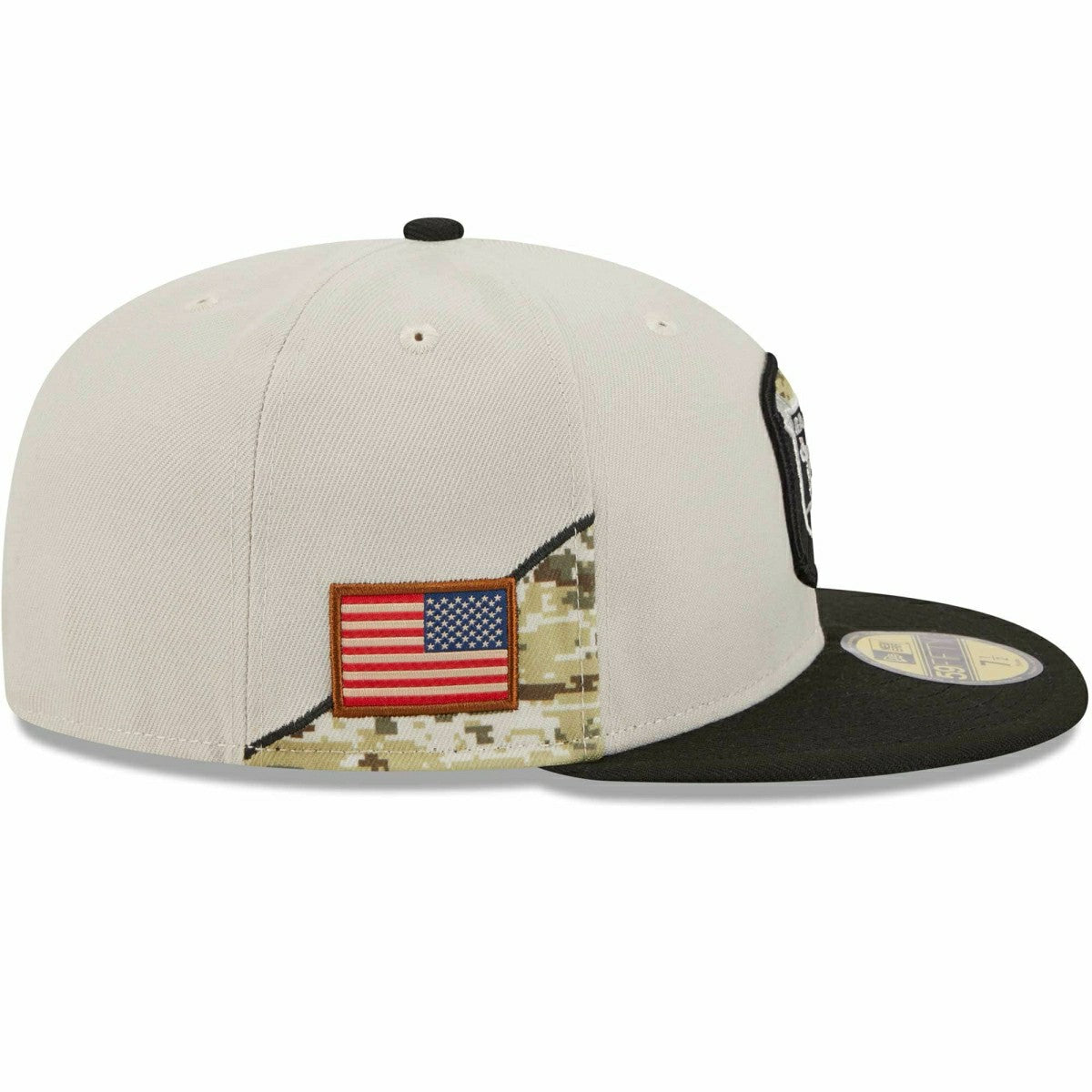 Las Vegas Raiders 2023 NFL Salute to Service New Era 59FIFTY Fitted Cap - Taass US