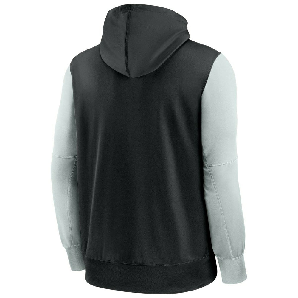 Las Vegas Raiders Two-Tone Nike Therma NFL Full-Zip Hoodie - Taass Online