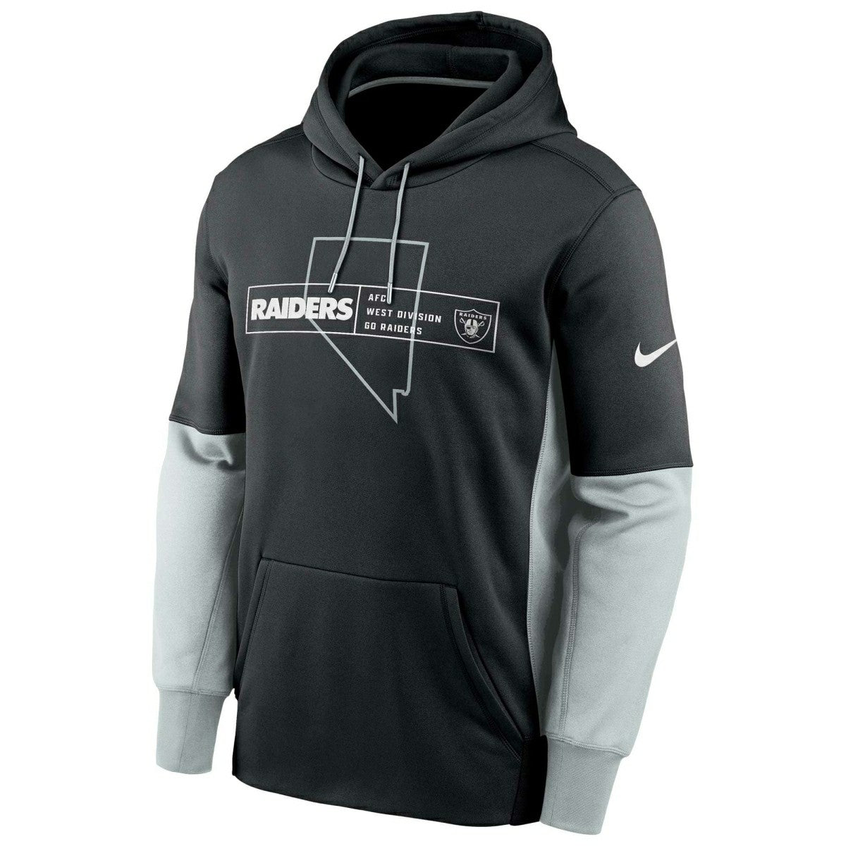 Las Vegas Raiders Color Block Nike Therma NFL Hoodie - Taass outlet