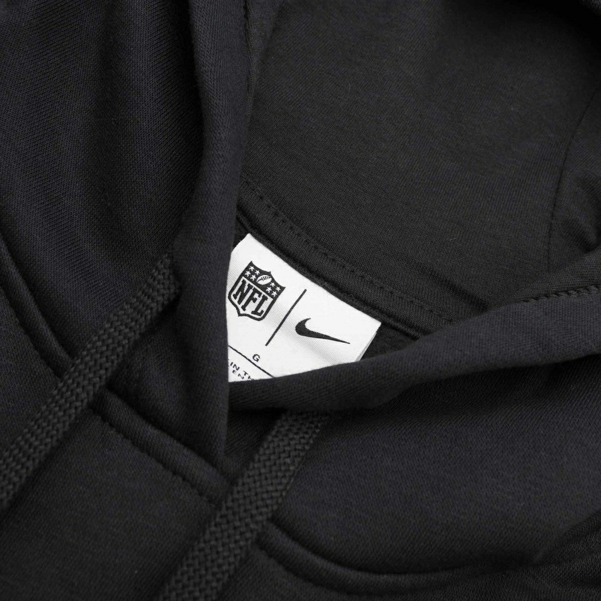 Las Vegas Raiders Wordmark Nike Club NFL Hoodie Black (WOMEN'S) - Taass discount
