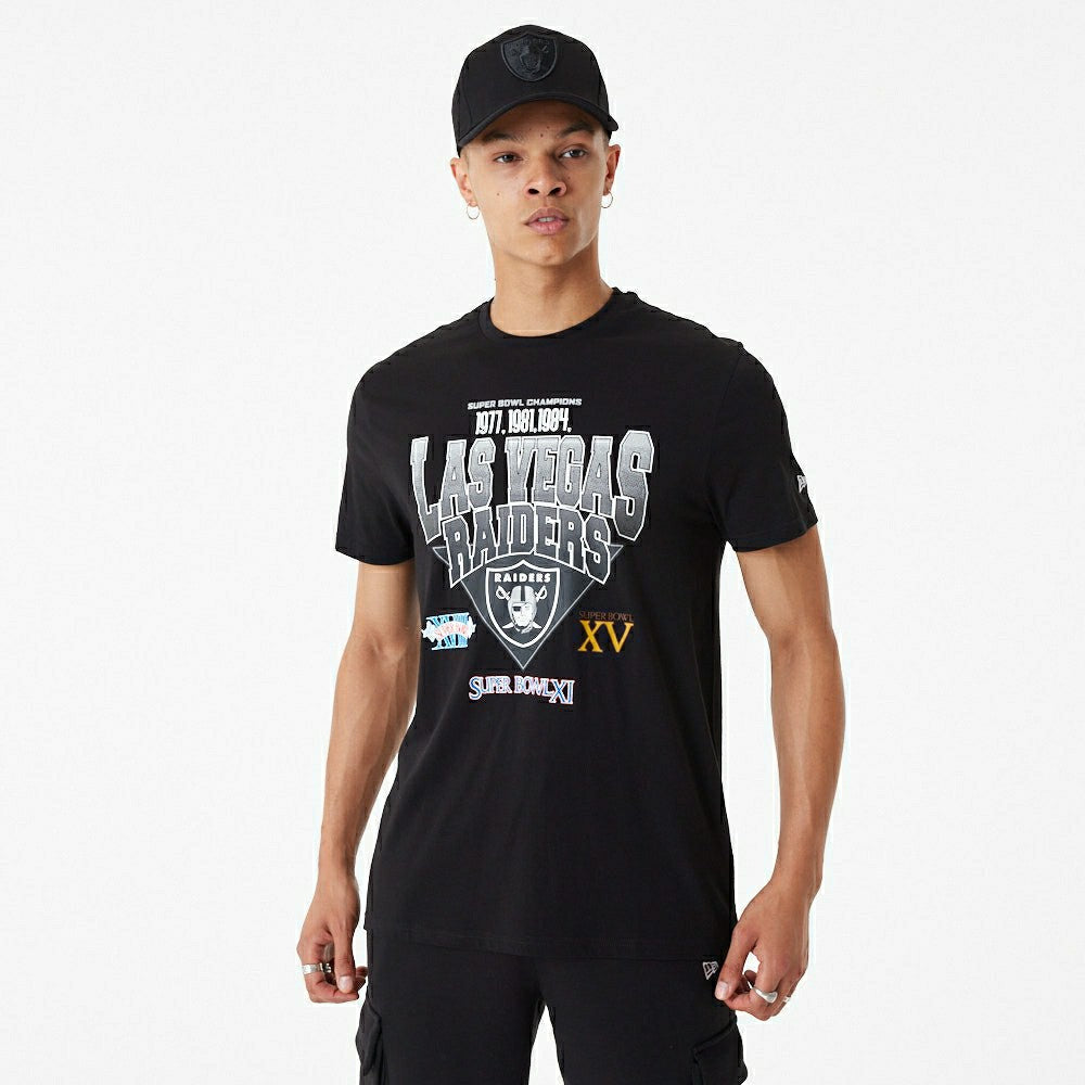 Las Vegas Raiders Super Bowl Champions New Era NFL T-Shirt - Taass US
